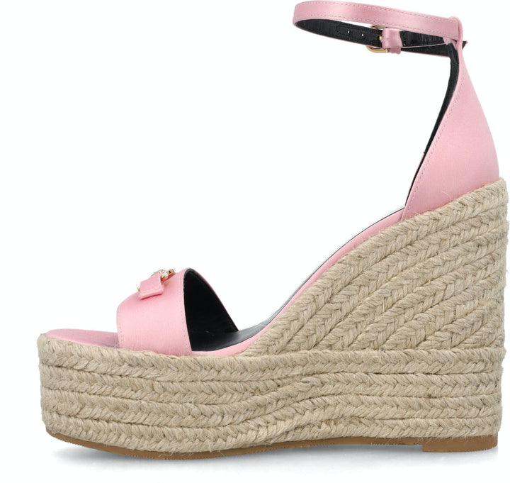 MEDUSA '95 SATIN WEDGE SANDALS