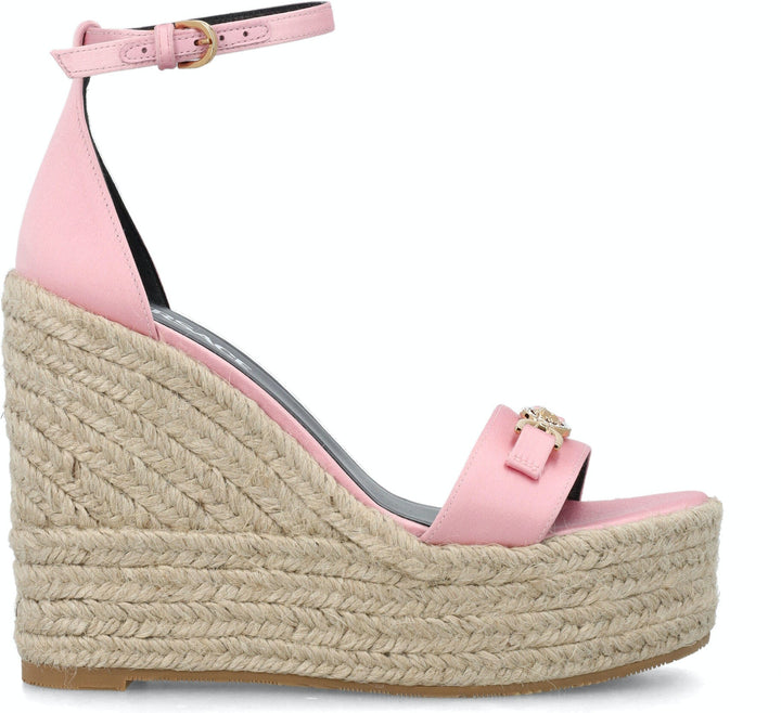 MEDUSA '95 SATIN WEDGE SANDALS