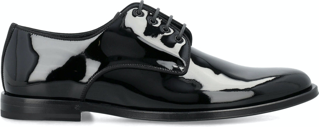GLOSSY DERBY SHOES