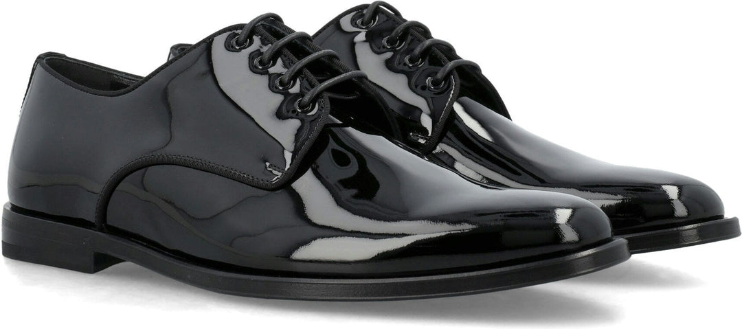 GLOSSY DERBY SHOES