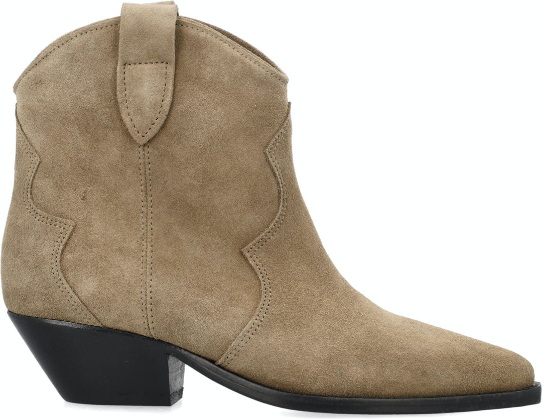 DEWINA LEATHER ANKLE BOOTS