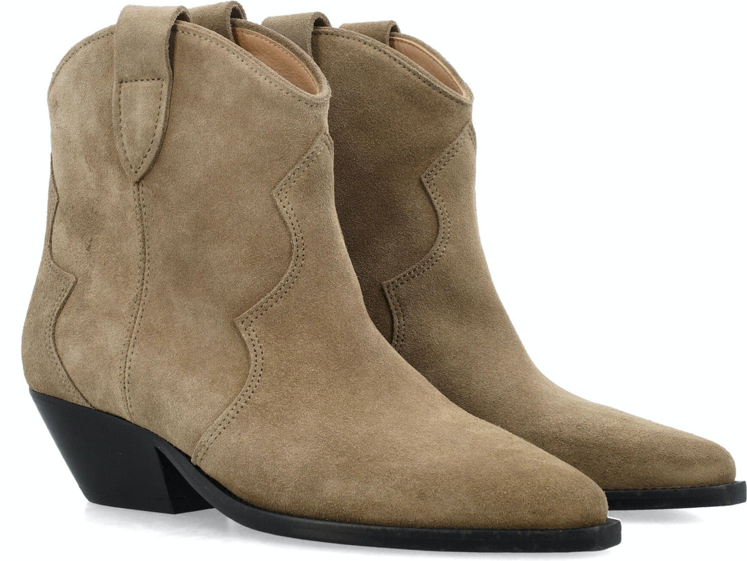 DEWINA LEATHER ANKLE BOOTS