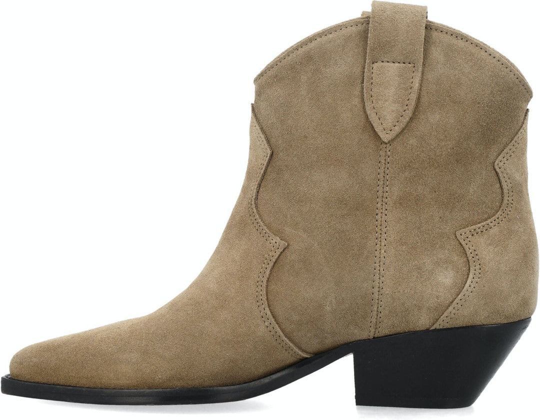 DEWINA LEATHER ANKLE BOOTS