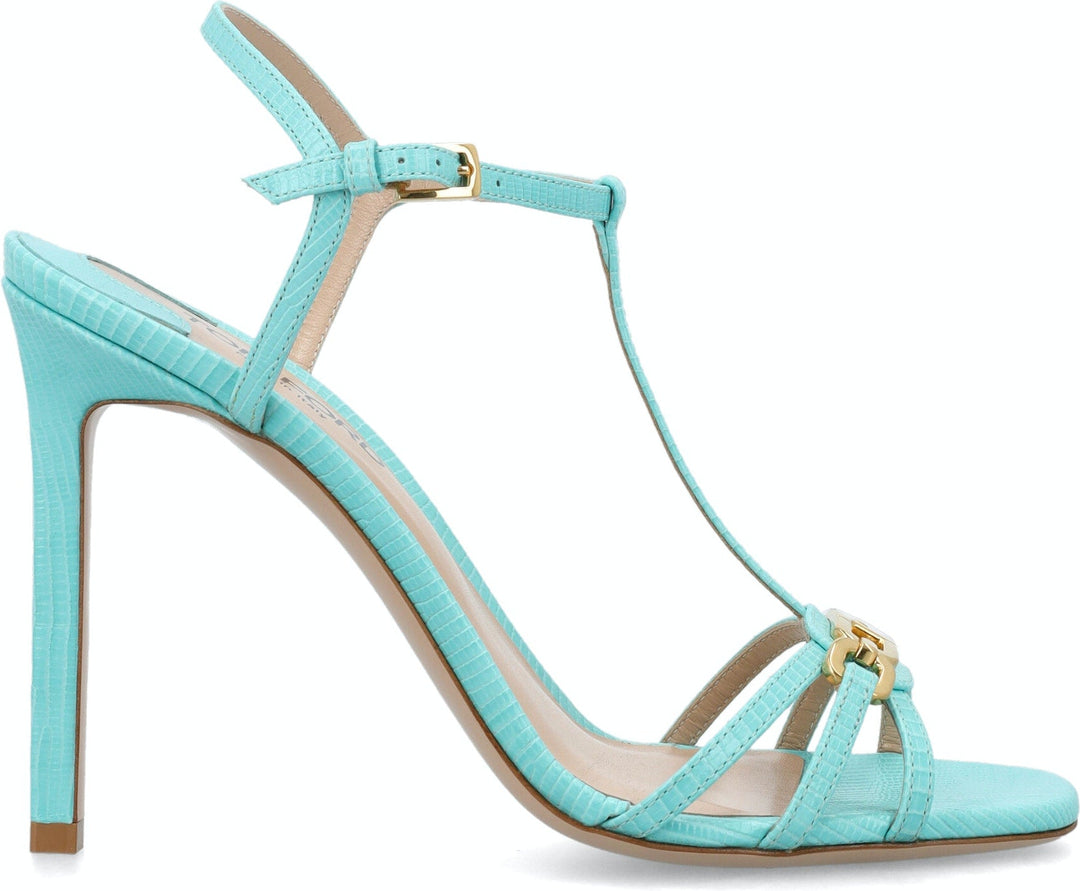 STAMPED LIZARD LEATHER WHITNEY SANDAL