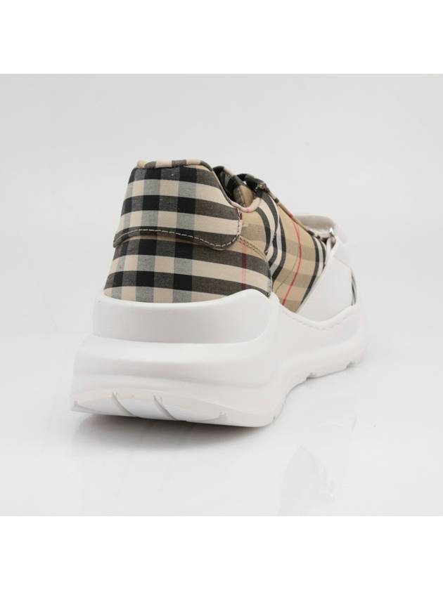 Burberry WoMen's Regis Vintage Check Velcro Low Top Sneakers Beige