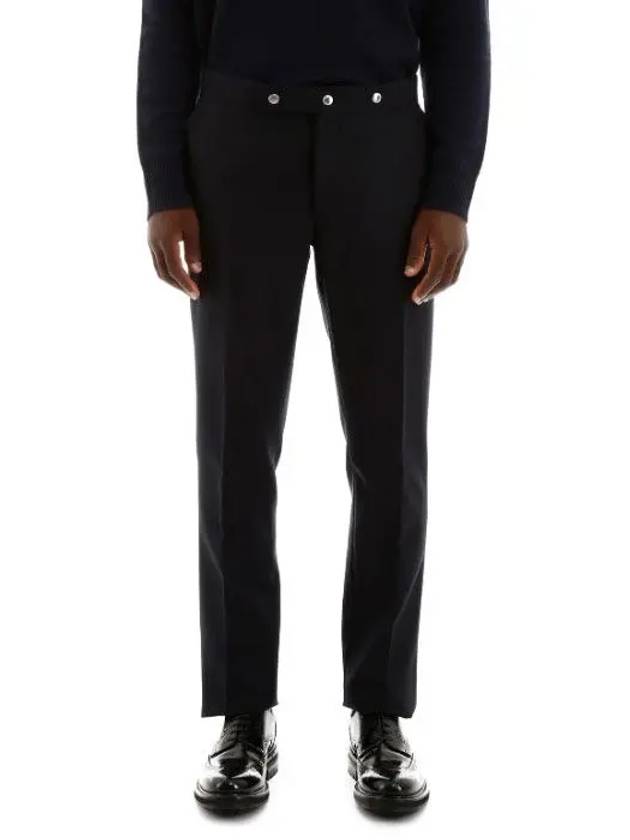 Burberry Triple Stud Classic Fit Straight Pants Black