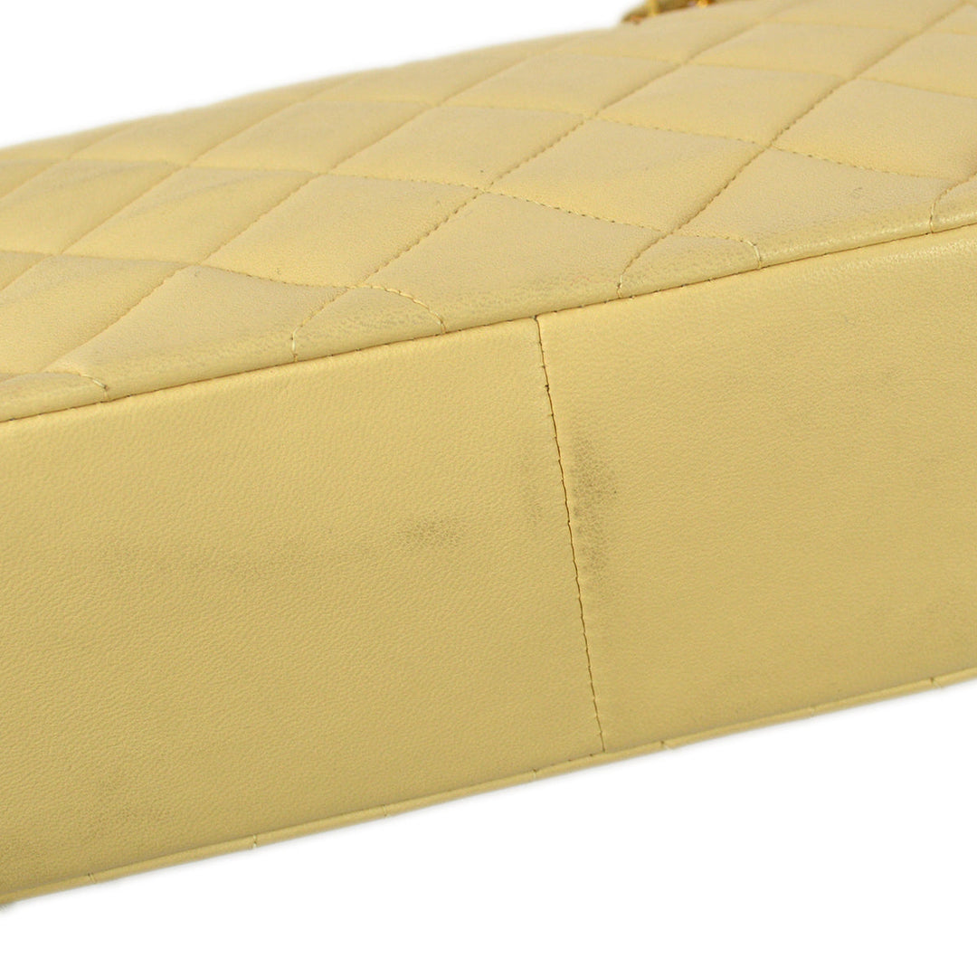 Top Quality Chanel Beige Lambskin Medium Diana Shoulder Bag