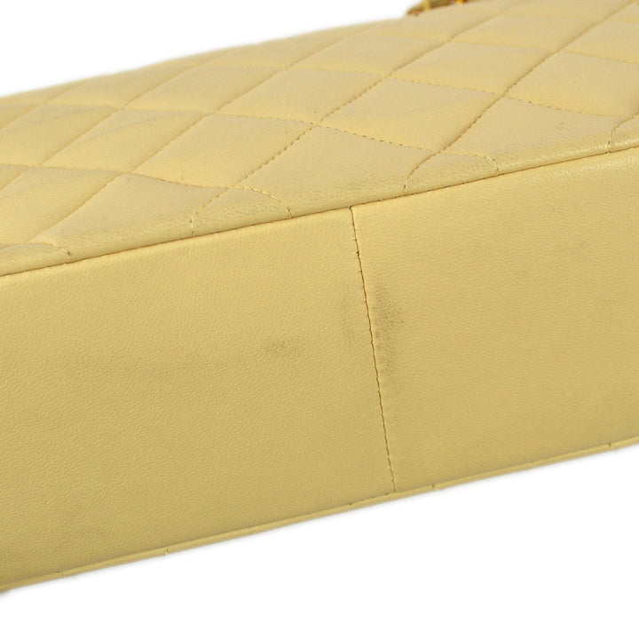 Top Quality Chanel Beige Lambskin Medium Diana Shoulder Bag