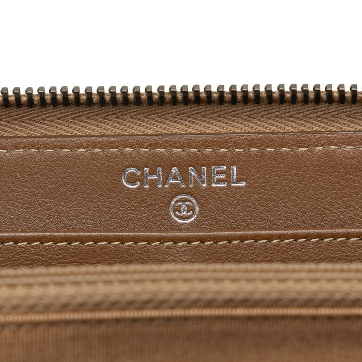 Top Quality Chanel Matrace Long Wallet Gold Leather Lady Chanel
