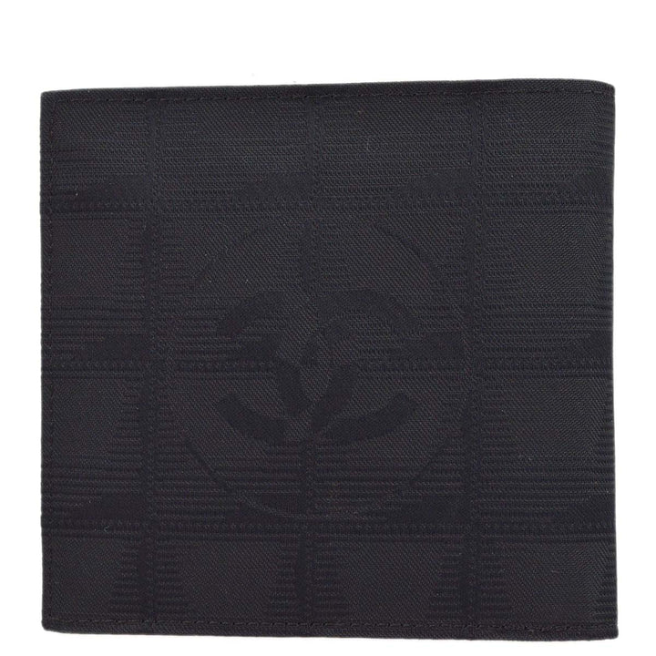 Top Quality Chanel 2000-2001 Black New Travel Line Bifold Wallet
