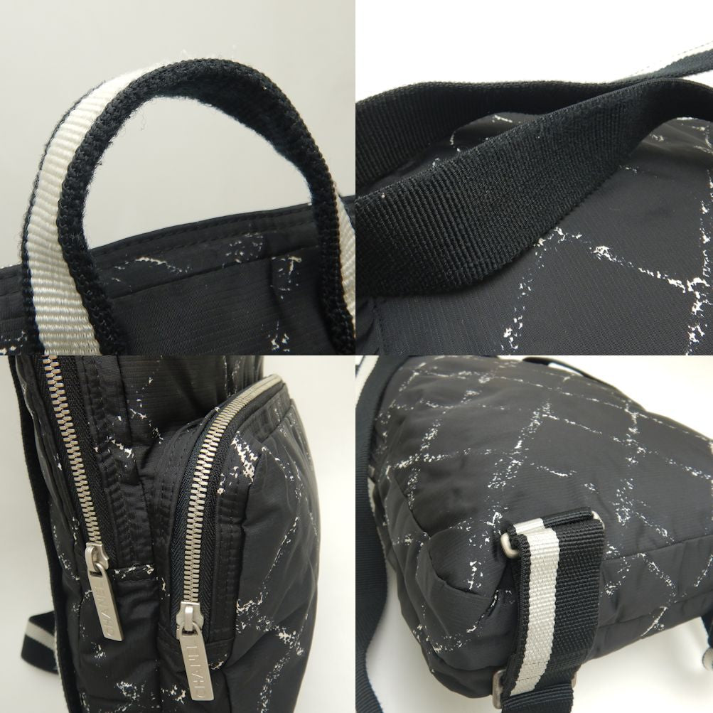 Top Quality Chanel Nylon Backpack Black