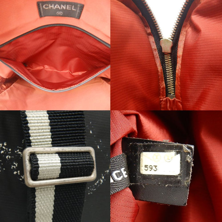 Top Quality Chanel Nylon Backpack Black