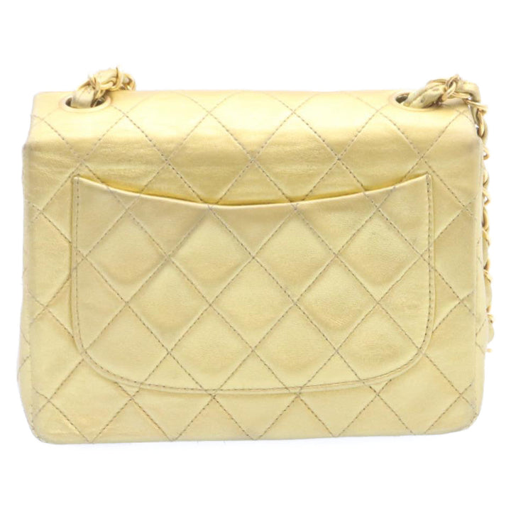 Top Quality Chanel Matelasse Chain New Shoulder Bag Leather Gold CC Auth 25305A