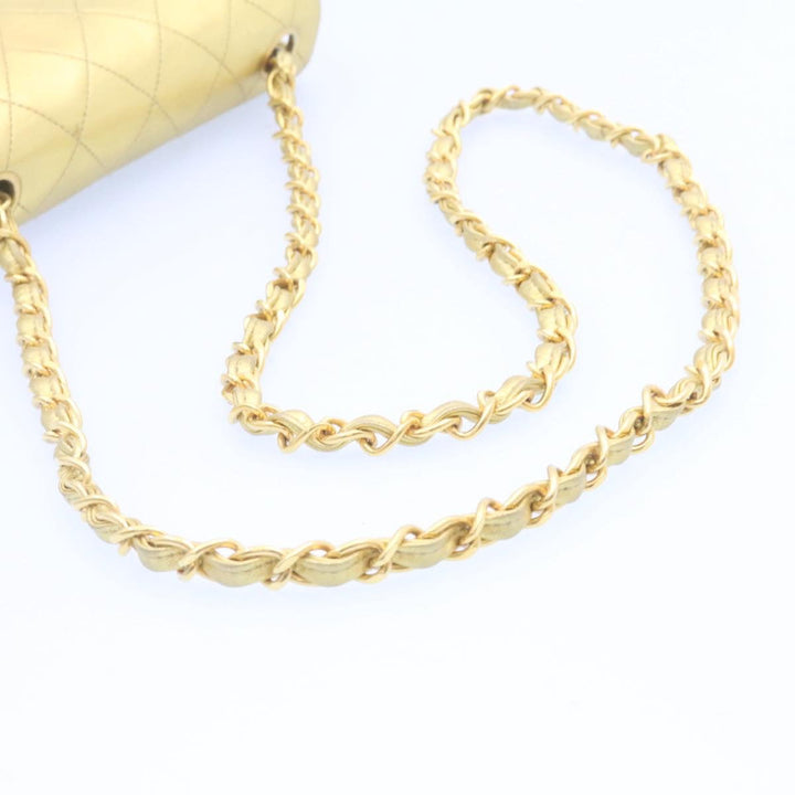 Top Quality Chanel Matelasse Chain New Shoulder Bag Leather Gold CC Auth 25305A