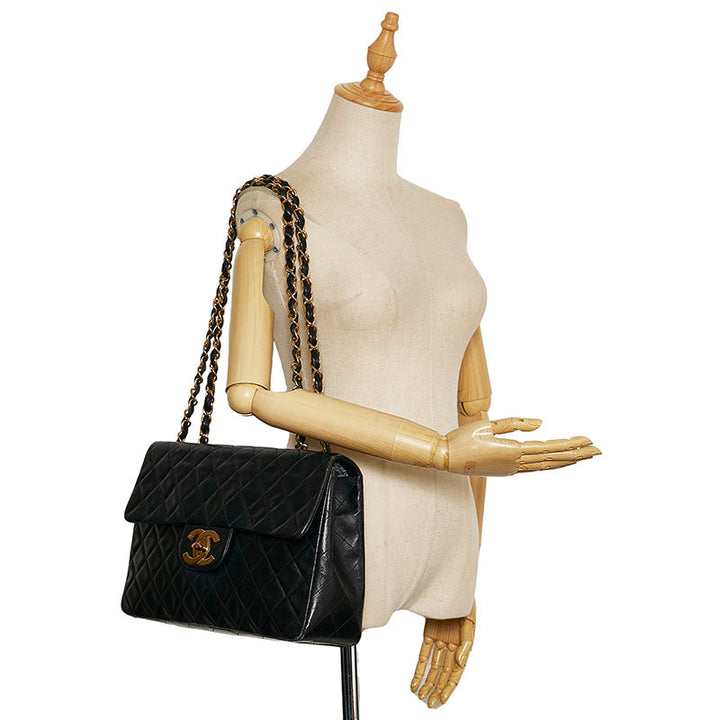 Top Quality Chanel Mattress 34  Chain houlder Bag  Bag Black Gold   CHANEL