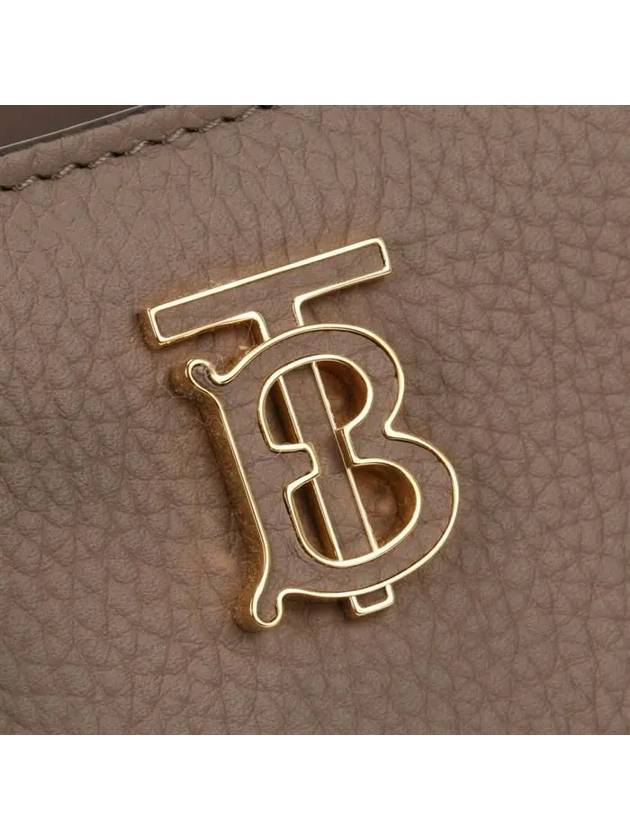 Burberry Mini Frances Tote Bag Light Saddle Brown