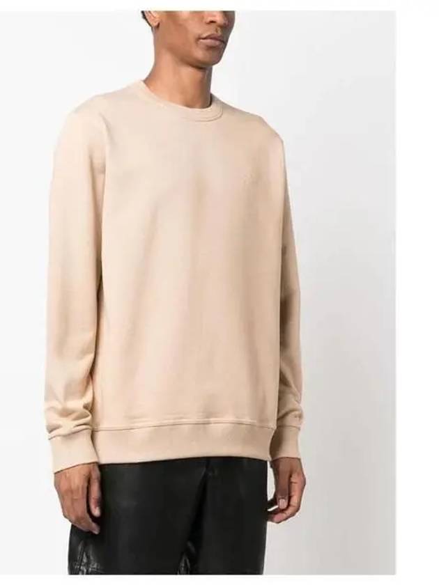 Burberry Check EKD Cotton Sweatshirt Soft Fawn