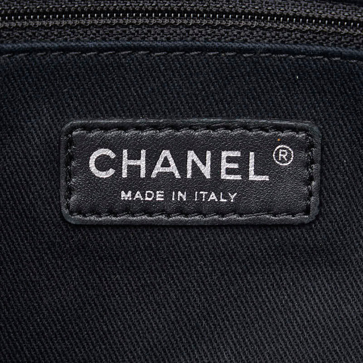 Top Quality Chanel DOVILLE MEDIUM Tote MM SHOLDER BAG TORTE BAG GREY BLACK CANVES LEADER LADY Top Quality Chanel CHANEL