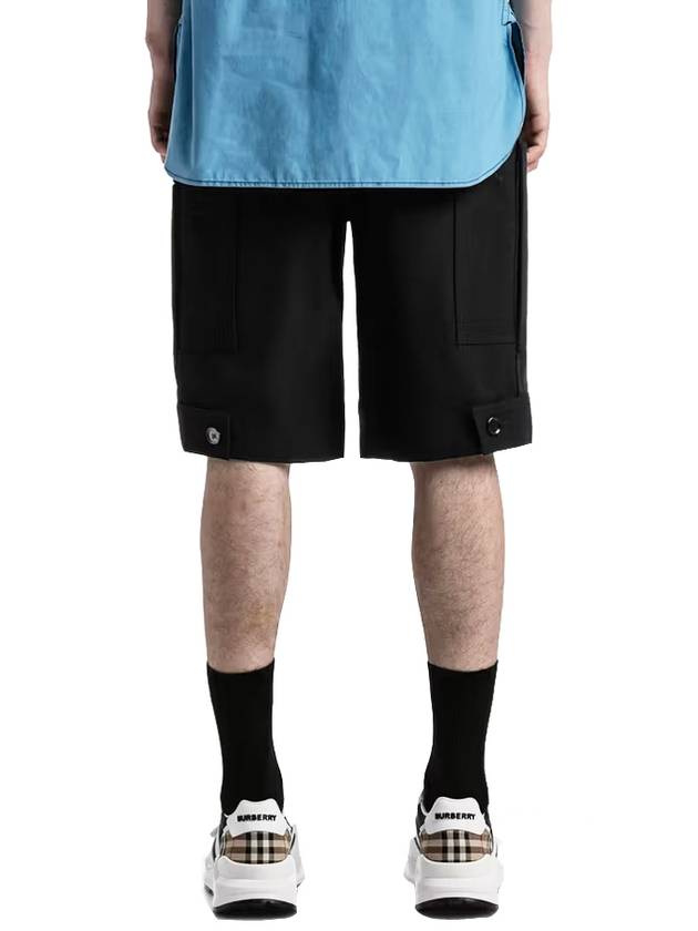 Burberry Pocket Detail Bermuda Shorts Black