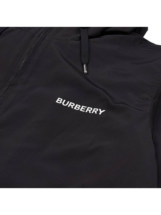 Burberry Men's Horseferry Logo Hooded Jacket Black