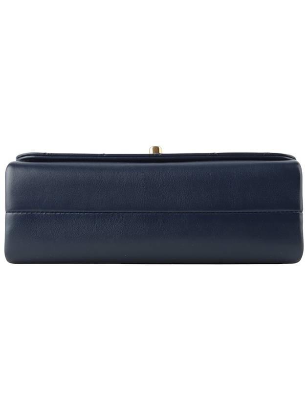 AS2639 Triple Pearl Chain Turnlock Flap Shoulder Bag Department Store Invoice 33802 Chanel