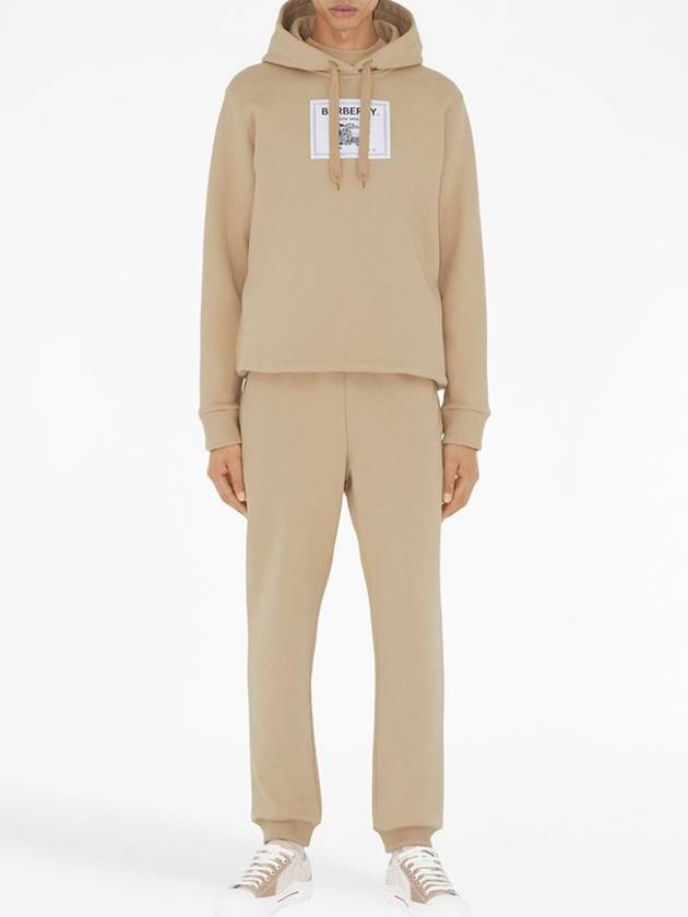 Burberry Men's Prorsum Label Cotton Hoodie Beige