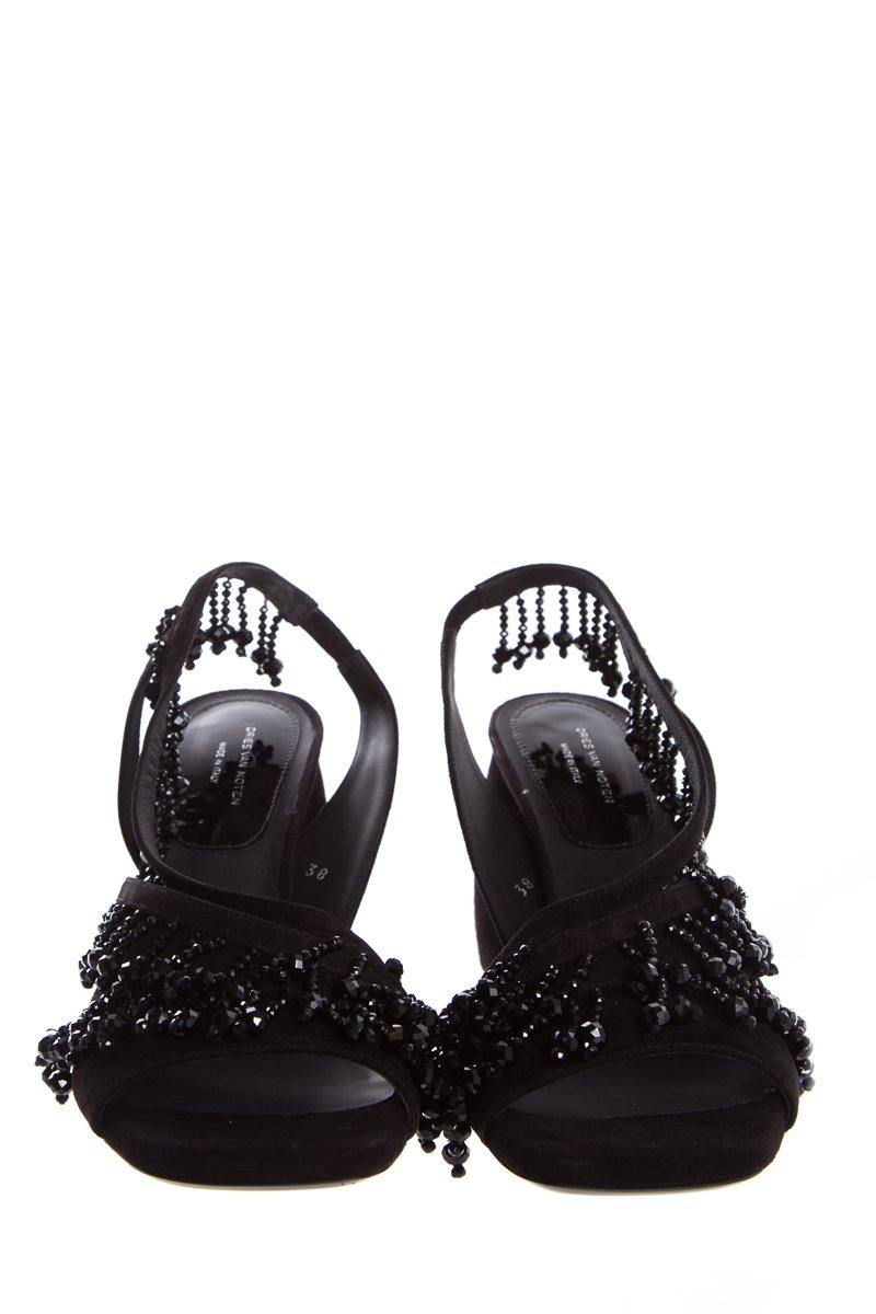 Dries Van Noten Black Sandals SZ 38 NWT