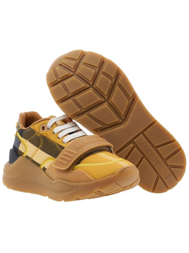 Top Quality Burberry Vintage Check Ramsey Low Top Sneakers Yellow