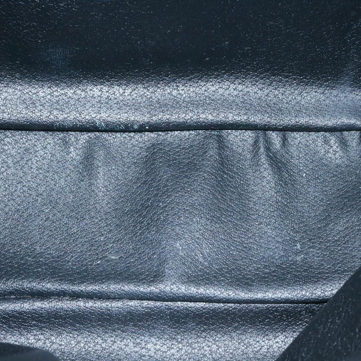 Celine Macadam Canvas Hand Bag Black  27154