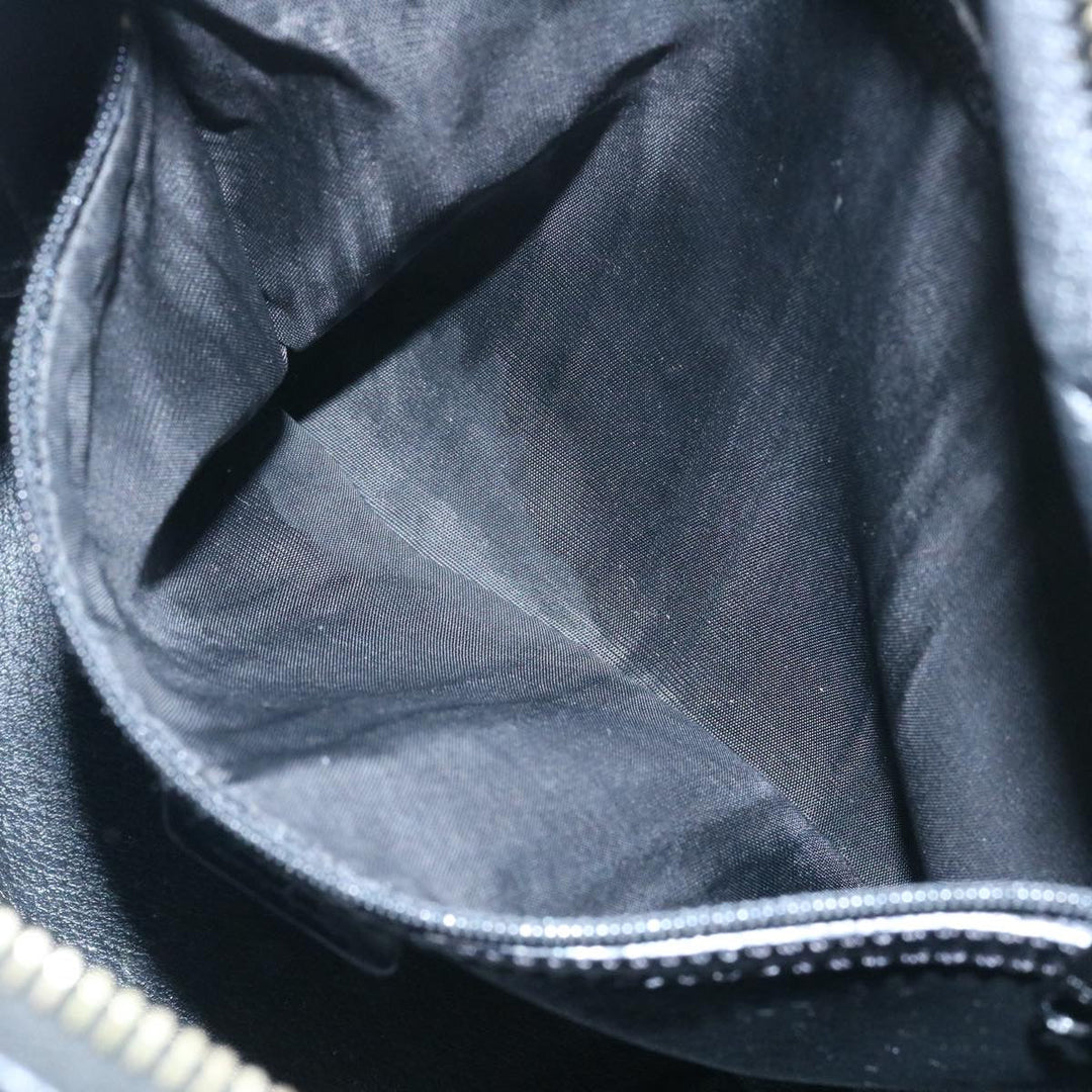 Celine Macadam Canvas Hand Bag Black  27154