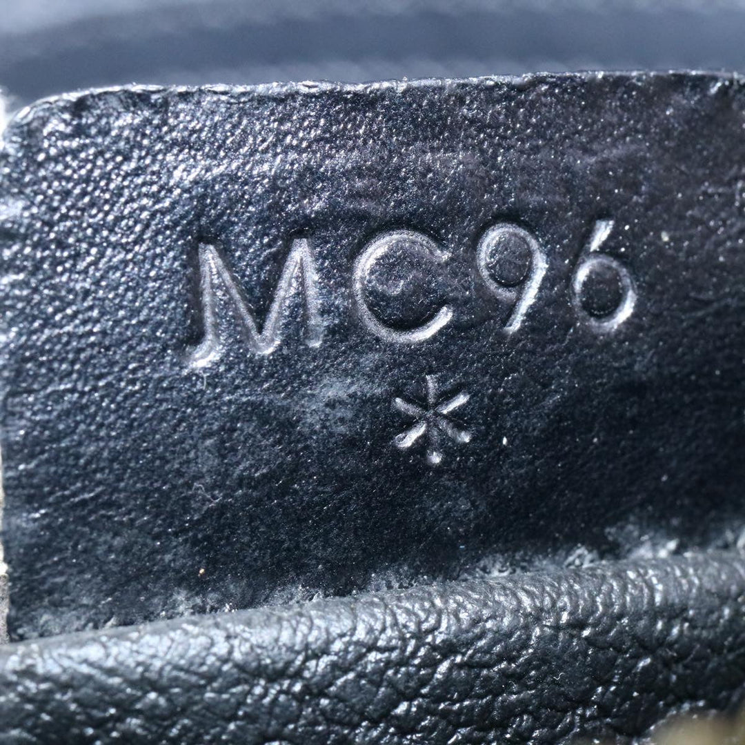 Celine Macadam Canvas Hand Bag Black  27154