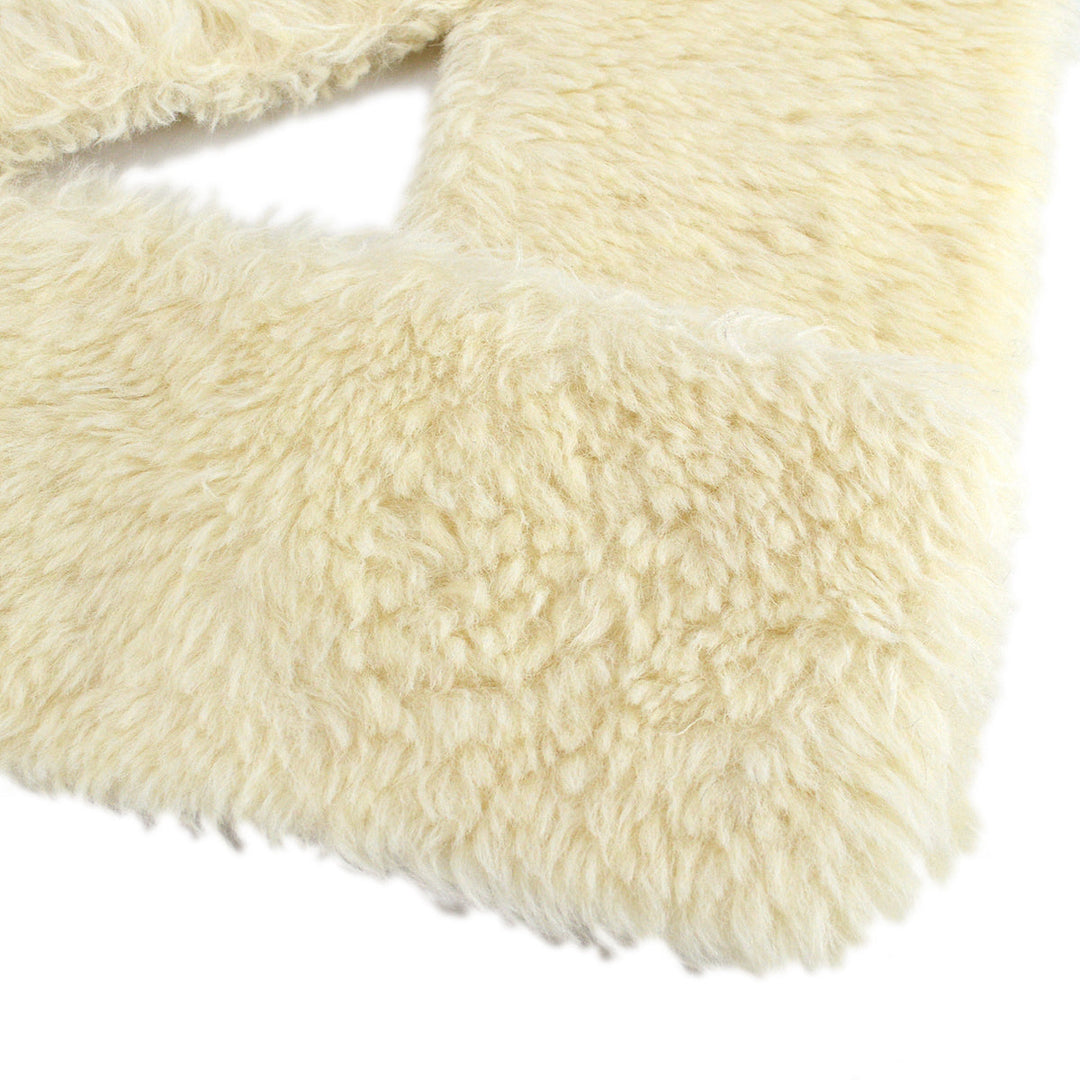 Top Quality Chanel Fur Shawl White Small New