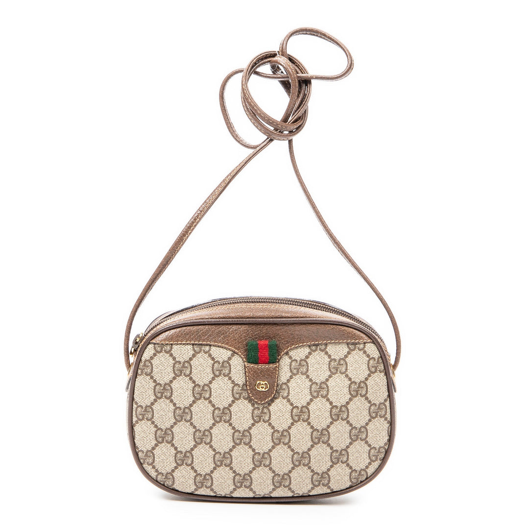 Vintage Web Oval Crossbody