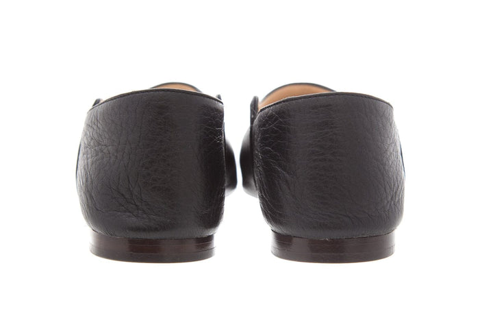 The Row Black Babouche Flats SZ 39