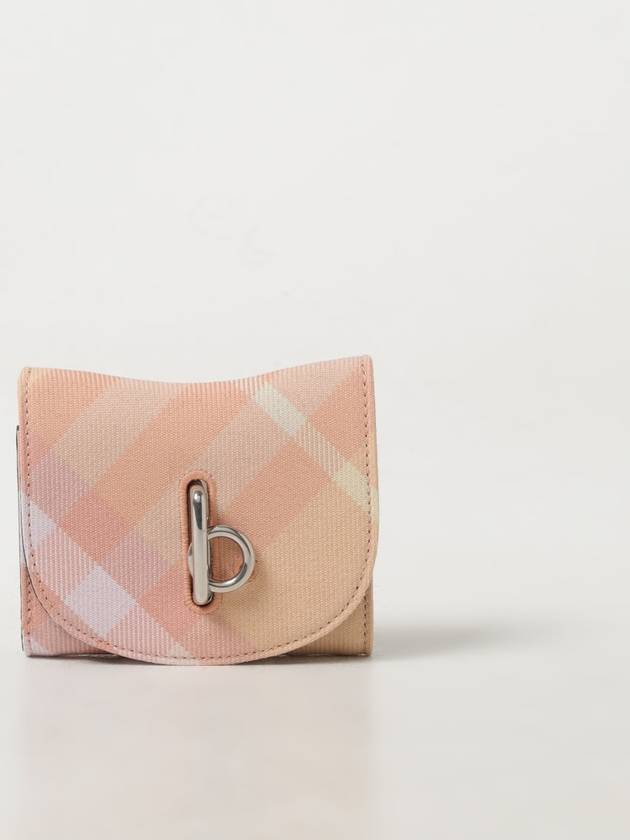 Burberry Rocking Horse Half Wallet Pink