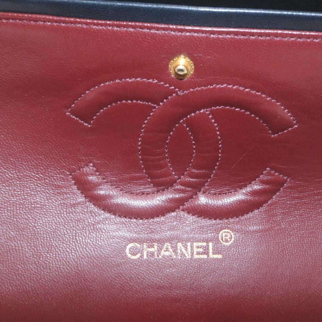 Top Quality Chanel Classic Matelasse 25 Chain New Shoulder Bag Lamb Skin Black Auth 27848A