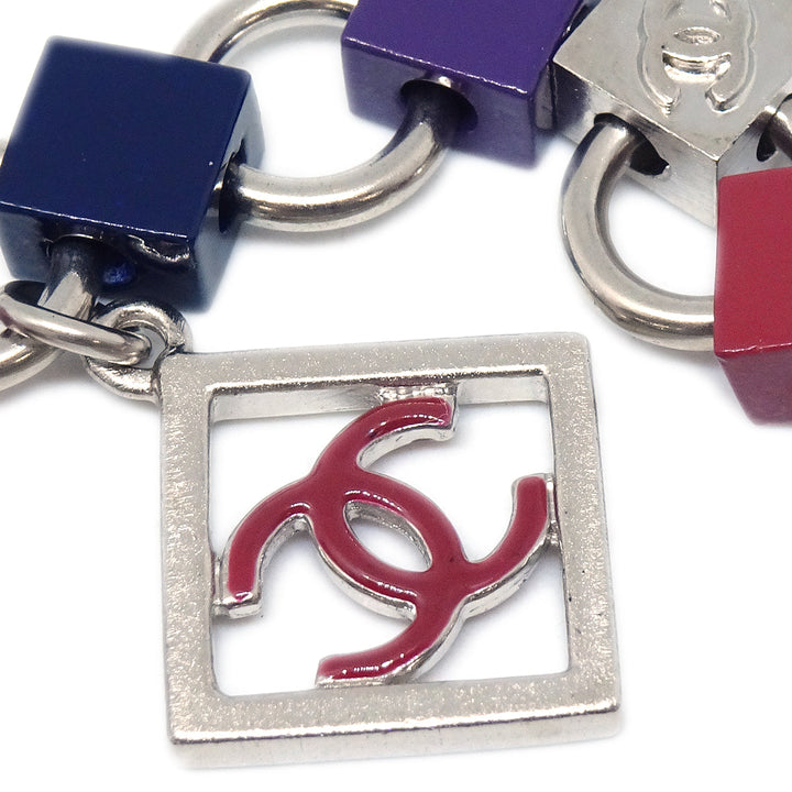 Top Quality Chanel 2004 Multi-strand CC Silver Necklace