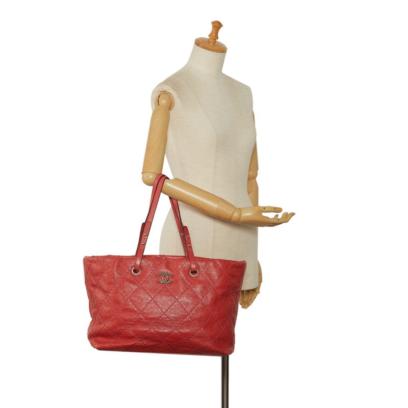 Top Quality Chanel Wild tick Onza Road  Bag Pink Leather  Chanel