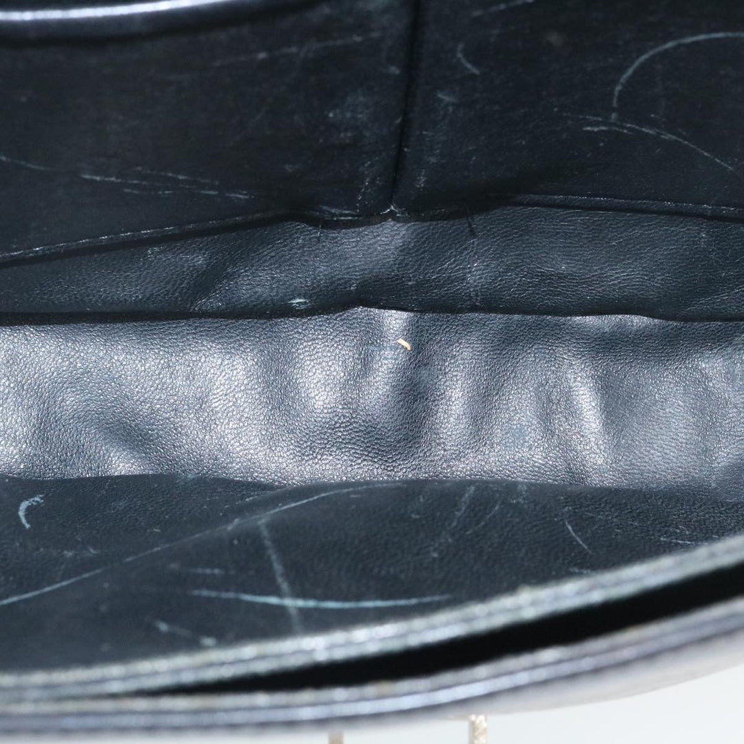Celine Horse Carriage Shoulder Bag Leather Black  28422