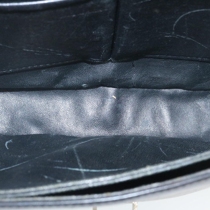 Celine Horse Carriage Shoulder Bag Leather Black  28422