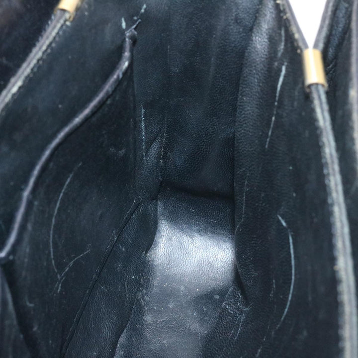 Celine Horse Carriage Shoulder Bag Leather Black  28422
