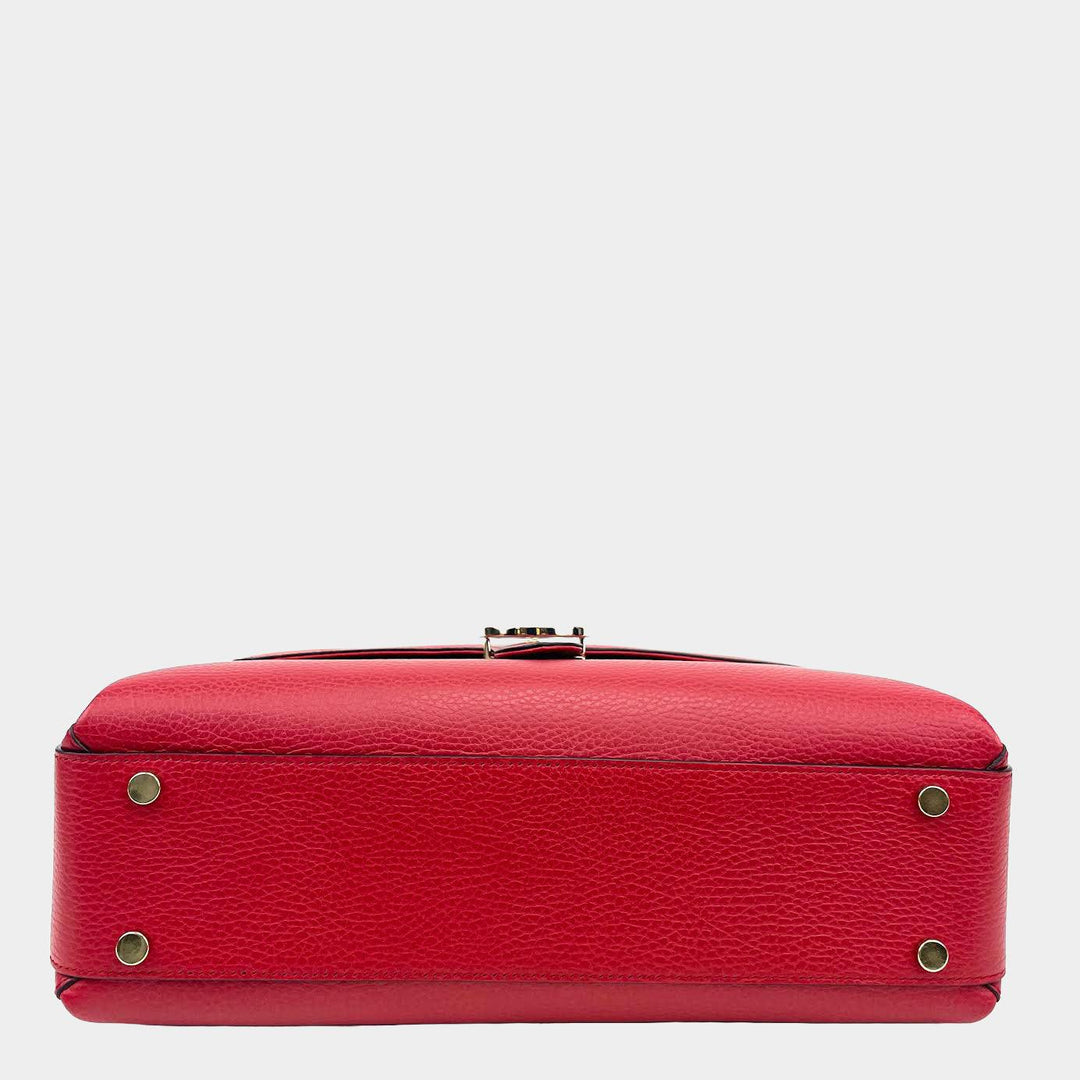 GUCCI Interlocking G Shoulder Bag - Red