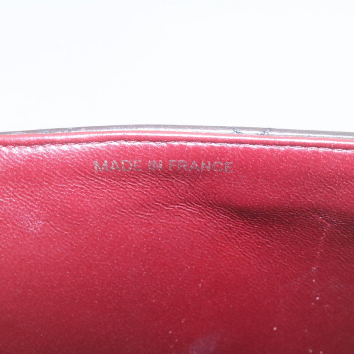 Top Quality Chanel Matelasse Chain New Shoulder Bag Lamb Skin Black Gold CC Auth 28632A