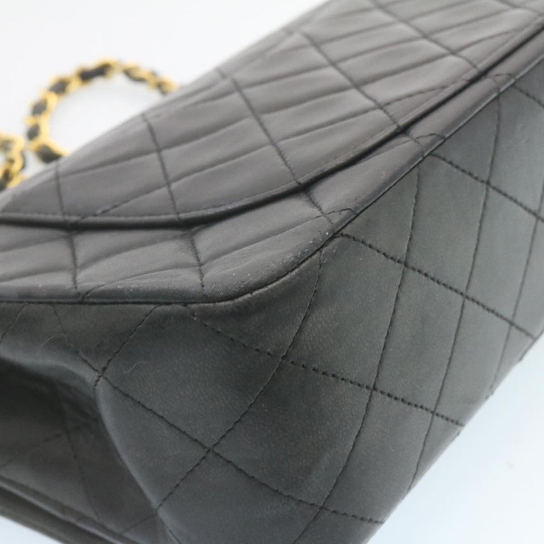 Top Quality Chanel Classic Matelasse 23 Chain New Shoulder Bag Lamb Skin Black Auth 28634A