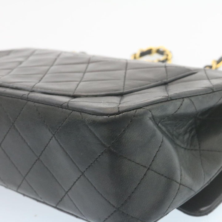 Top Quality Chanel Classic Matelasse 23 Chain New Shoulder Bag Lamb Skin Black Auth 28634A
