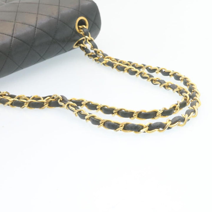 Top Quality Chanel Classic Matelasse 23 Chain New Shoulder Bag Lamb Skin Black Auth 28634A