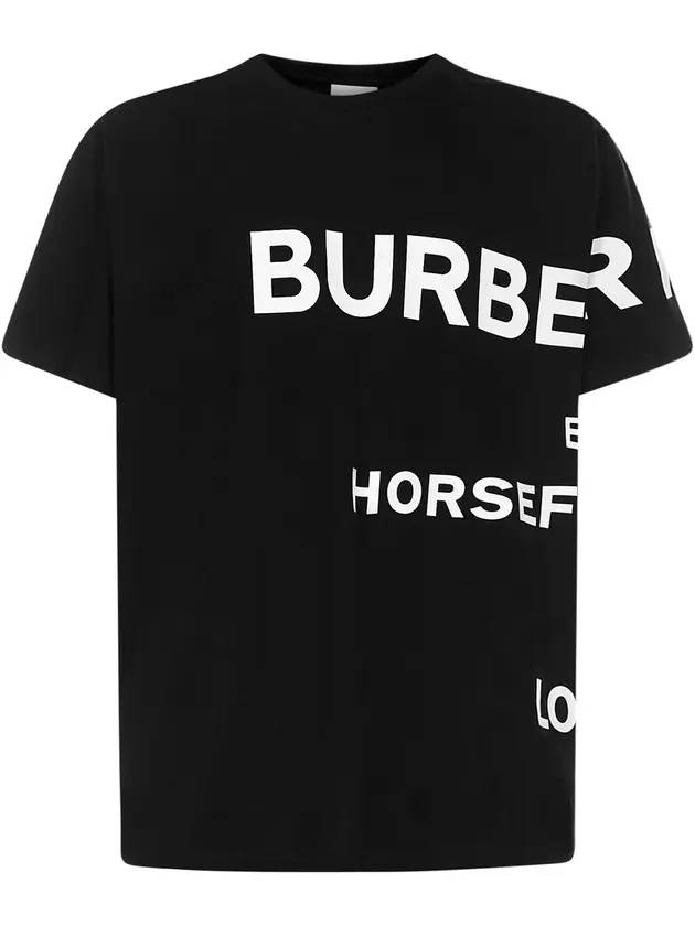 Burberry Horseferry Short Sleeve T-Shirt Black