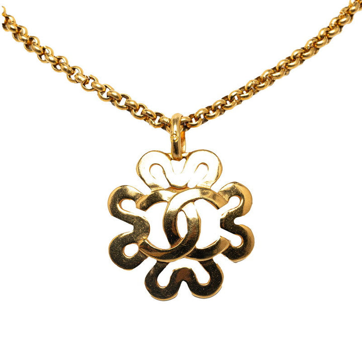 Top Quality Chanel Vintage Cocomark Aztec Chain s Gold   Chanel