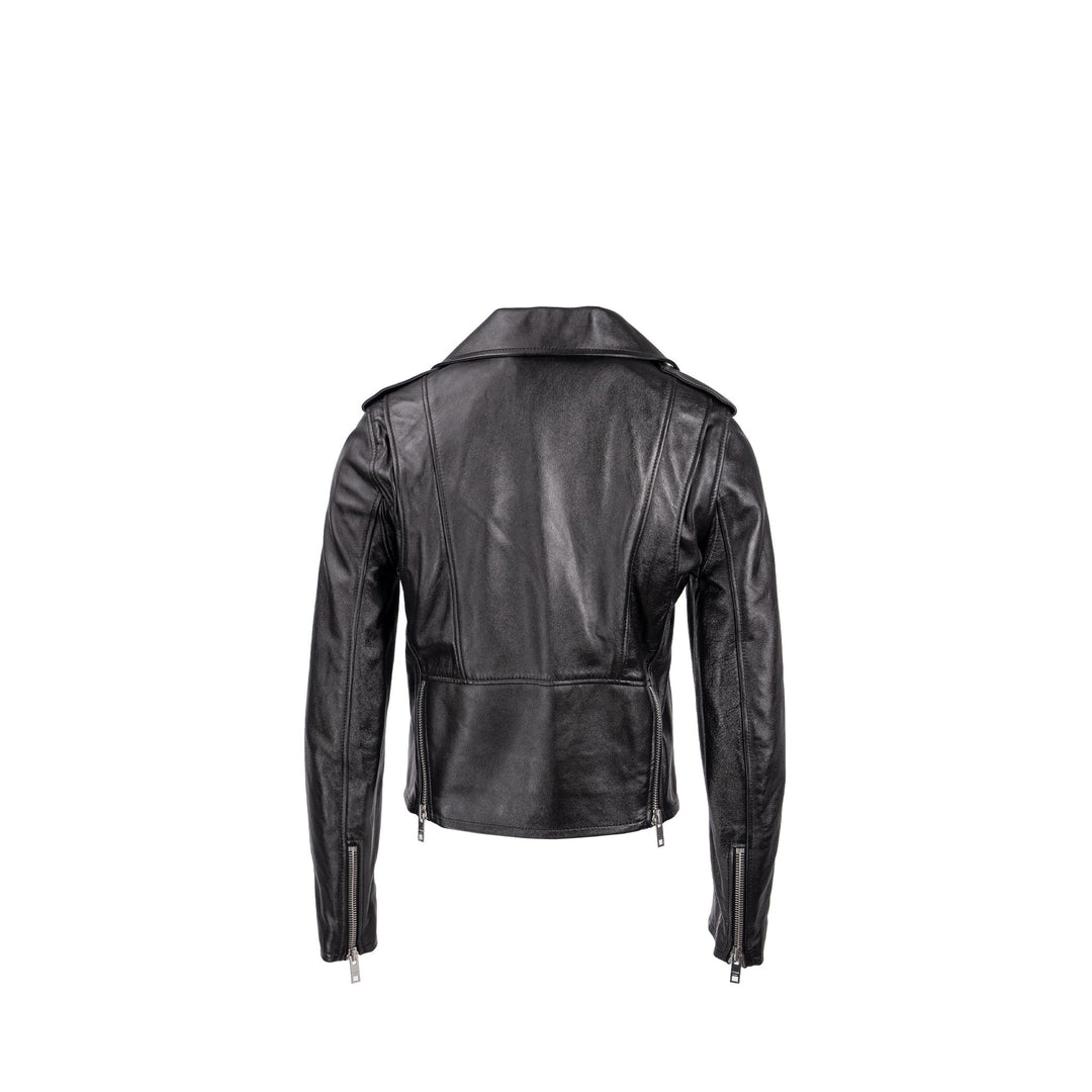 Top Quality Celine Size 38 Classic Biker Jacket Lambskin Black