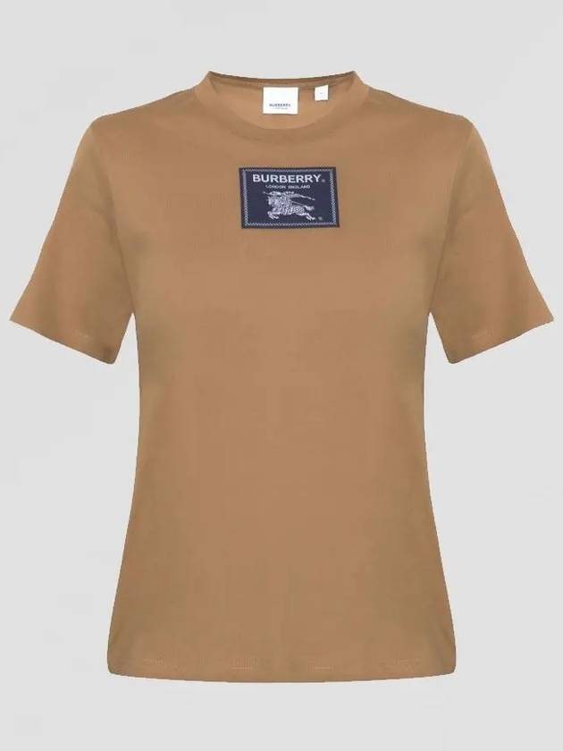Burberry WoMen's Prorsum Label Cotton Short Sleeve T-Shirt Camel